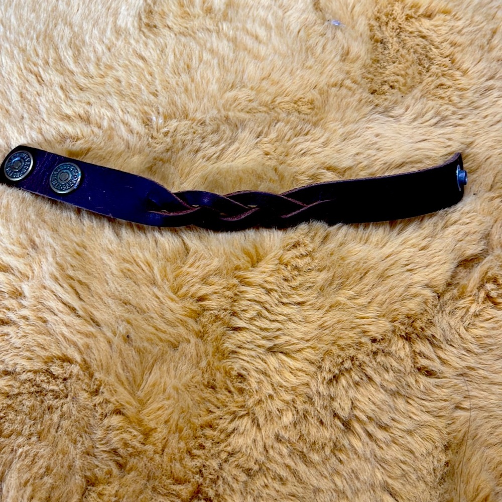Levi’s snap closure leather bracelet